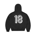 Corteiz Ghini Zip Hoodie Black one-kickz
