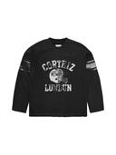 Corteiz Gridiron Longsleeve Black one-kickz