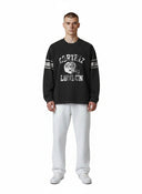 Corteiz Gridiron Longsleeve Black one-kickz