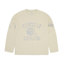 Corteiz Gridiron Longsleeve Cream one-kickz
