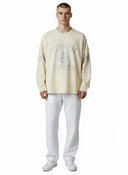 Corteiz Gridiron Longsleeve Cream one-kickz