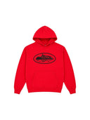Corteiz Hoodie Alcatraz Red/Black one-kickz