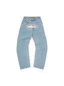 Corteiz Island Baggy Jeans StoneWash one-kickz