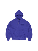 Corteiz Island Knockout Zip Hoodie Indigo Blue one-kickz