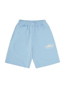 Corteiz Island Puff Print Sweatshort 'Baby Blue' one-kickz
