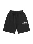 Corteiz Island Puff Print Sweatshort Black one-kickz