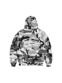 Corteiz Island Puff Print Zip Hoodie Arctic Camo one-kickz