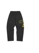 Corteiz Lion Varsity Open Hem Pant Black one-kickz
