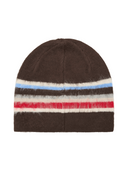Corteiz Multi Stripe Knit Beanie Brown one-kickz