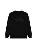 Corteiz OG Alcatraz Sweatshirt 'Triple Black' one-kickz