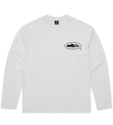 Corteiz OG Island LS Tee White one-kickz