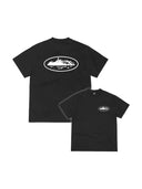 Corteiz OG Island Tee Black one-kickz