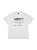 Corteiz OG Stencil White Tee one-kickz