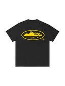 Corteiz Og Island Tee Black Yellow one-kickz