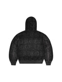 Corteiz Old English Camo Work Jacket Black Washed one-kickz