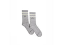 Corteiz Pacth Socks Grey And White one-kickz