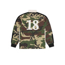 Corteiz Panelled Rugby Top Woodland Camo one-kickz
