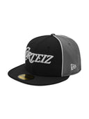Corteiz Pirate Radio New Era Fitted 59Fifty Cap Black/Grey one-kickz