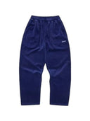 Corteiz Pista Velour Track Pant Navy one-kickz