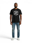 Corteiz Regne Sur Le Monde Black Tee one-kickz