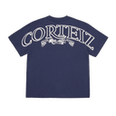 Corteiz Royale Heavyweight Tee Navy one-kickz