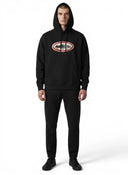 Corteiz Rusty Alcatraz Hoodie Black one-kickz