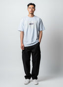 Corteiz Snickers Baby Blue Logo Tee one-kickz