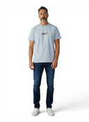 Corteiz Snickers Baby Blue Logo Tee one-kickz
