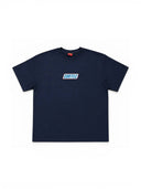 Corteiz Snickers Navy Logo Tee one-kickz