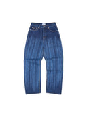 Corteiz Strike Baggy Jeans Dark Wash one-kickz