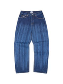 Corteiz Strike Baggy Jeans Dark Wash one-kickz
