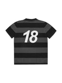 Corteiz Striped Knit Jersey Black one-kickz