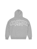 Corteiz Superior Royale Zip Hoodie Heather Grey one-kickz