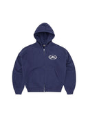 Corteiz Superior Royale Zip Hoodie Navy one-kickz