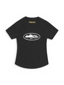 Corteiz WMNS Alcatraz Baby Top Black & White one-kickz