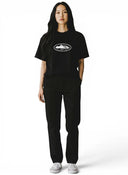 Corteiz WMNS Alcatraz Baby Top Black & White one-kickz