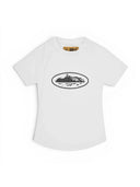 Corteiz WMNS Alcatraz Baby Top White & Black one-kickz