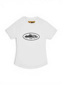 Corteiz WMNS Alcatraz Baby Top White & Black one-kickz