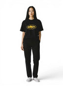 Corteiz WMNS Alcatraz baby Top Black & Yellow one-kickz