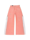 Cozy Worldwide Pink Washed Jeans one-kickz