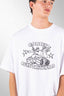corteiz tee rules the world white