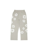 Denim Tears Cotton Wreath Baggy Sweatpants Grey one-kickz