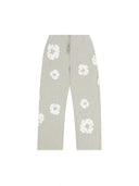Denim Tears Cotton Wreath Baggy Sweatpants Grey one-kickz