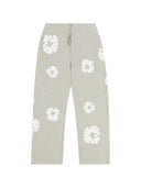 Denim Tears Cotton Wreath Baggy Sweatpants Grey one-kickz
