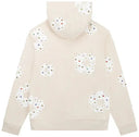 Denim Tears Rhinestone Cotton Wreath Zip Hoodie Oatmeal one-kickz