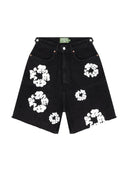 Denim Tears The Cotton Wreath Jean Short Black one-kickz