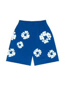 Denim Tears The Cotton Wreath Shorts Royal Blue one-kickz
