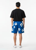 Denim Tears The Cotton Wreath Shorts Royal Blue one-kickz