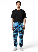 Denim Tears The Cotton Wreath Sweatpant Blue Camo one-kickz