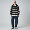 Denim Tears x Arthur Raja Systemic Racism Controls America Zip Up Hoodie Black